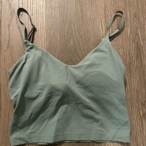 Lululemon light green align cami cropped tank